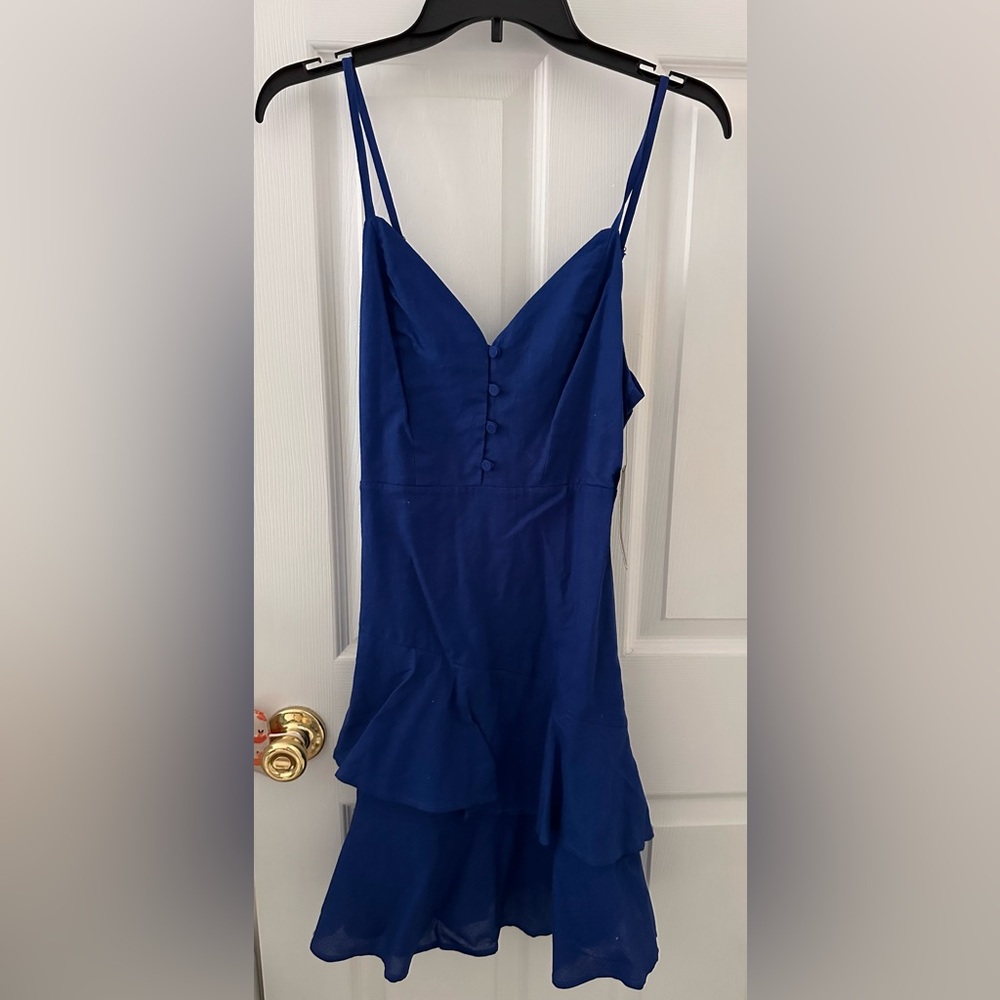 Skater blue XS LuLus dress, NWT